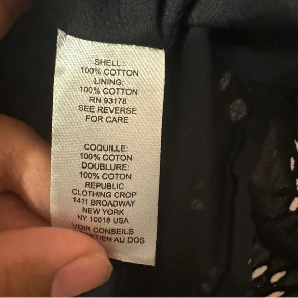 Industry Women's Double Ruffle Sleeve  Scallop Hem Eyelet Blouse Size S - Picture 8 of 9